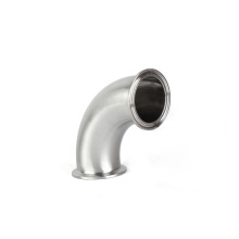 SANTHAI Sanitary SS304 SS316L Stainless Steel Dn25 Tri Clamp 90 degree Pipe Elbow